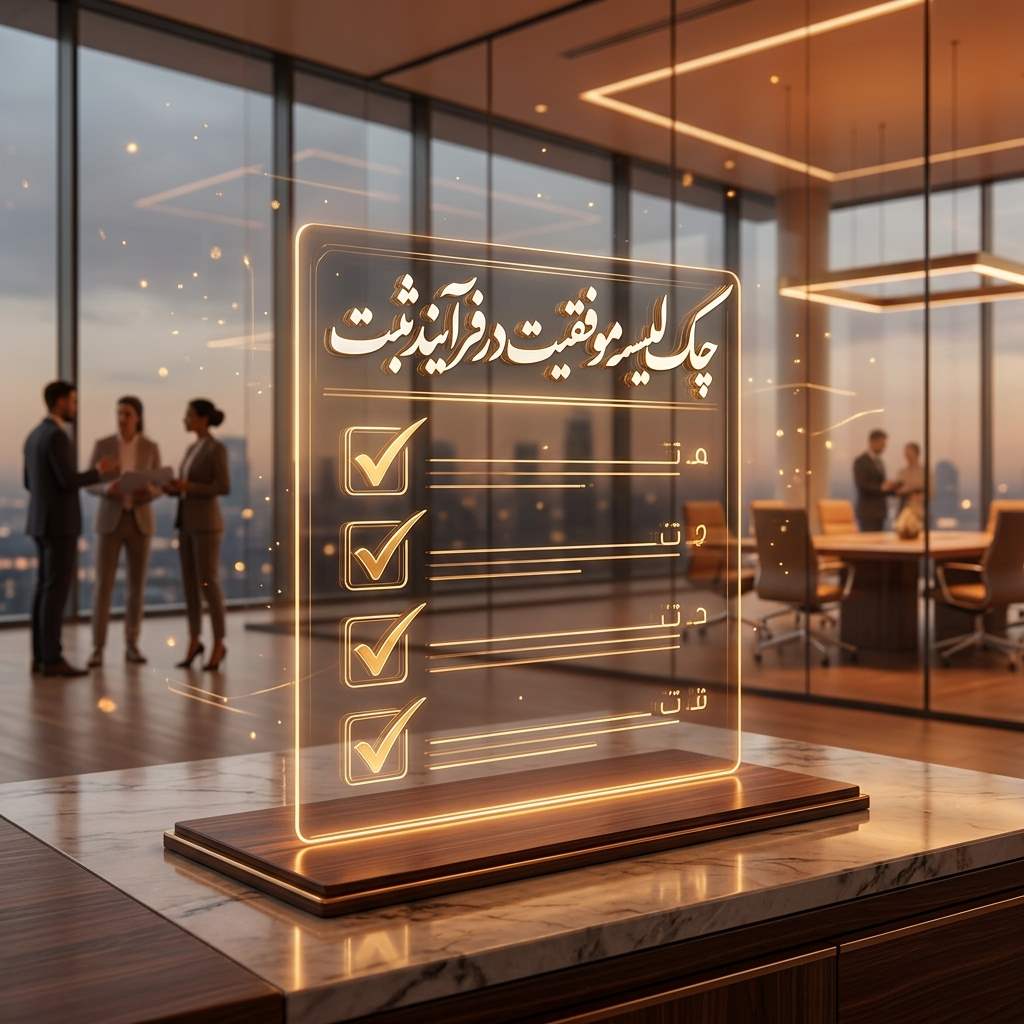 چک لیست موفقیت در ثبت شرکت
