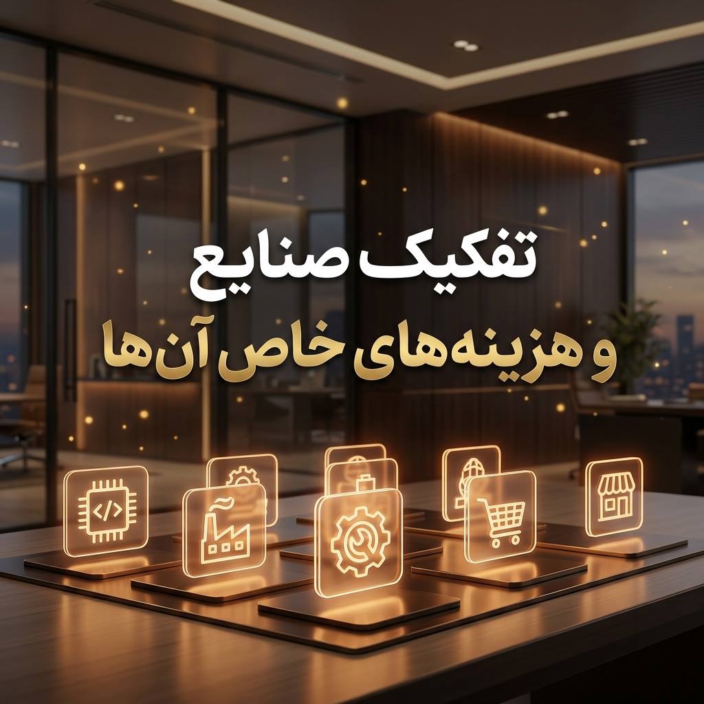 تفکیک صنایع و هزینه های ثبت شرکت